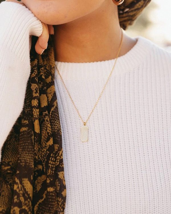 Ayatul Kursi Tag Necklace