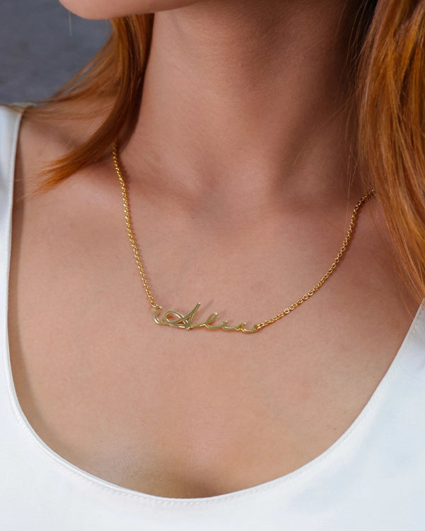Personalised Signature Style Pendant