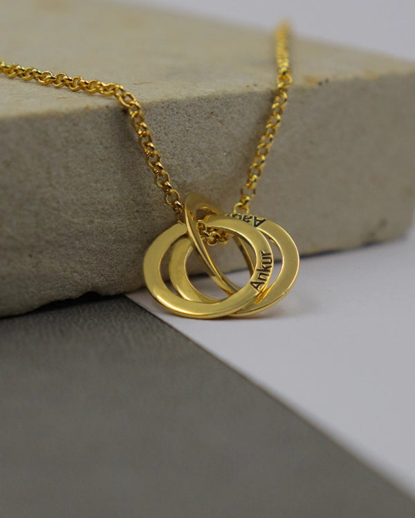 Personalised Circles Pendant