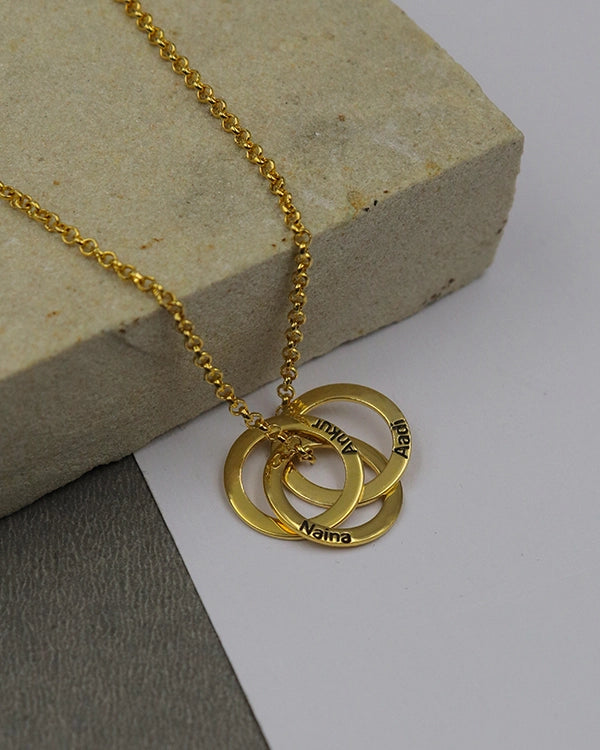 Personalised Circles Pendant