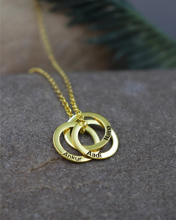 Personalised Circles Pendant