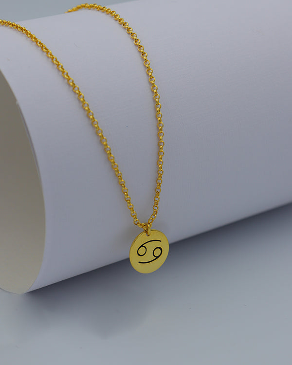 Nayab Personalized Zodiac Sign Charm Necklace