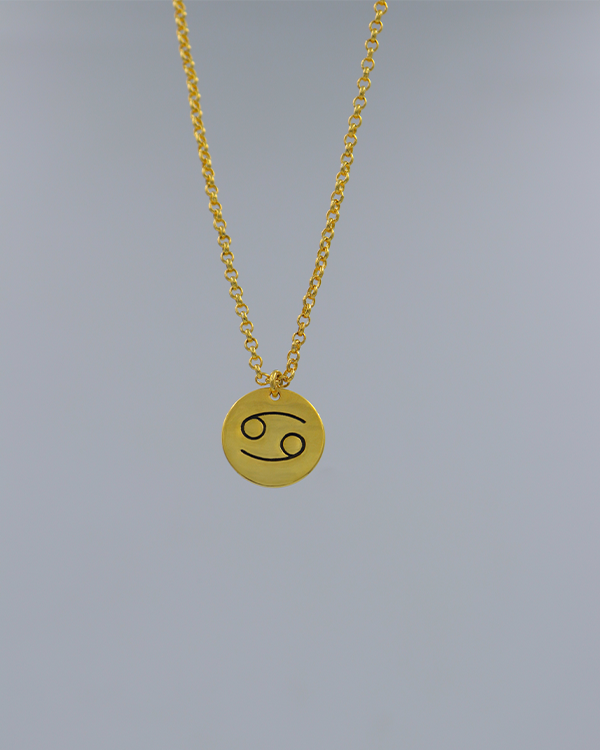 Nayab Personalized Zodiac Sign Charm Necklace
