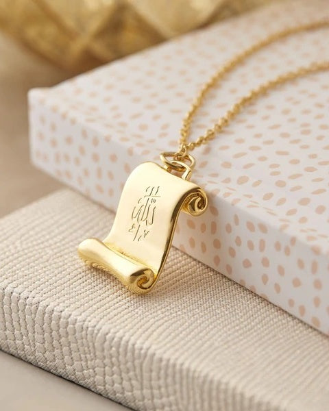 Scroll Necklace-Allah