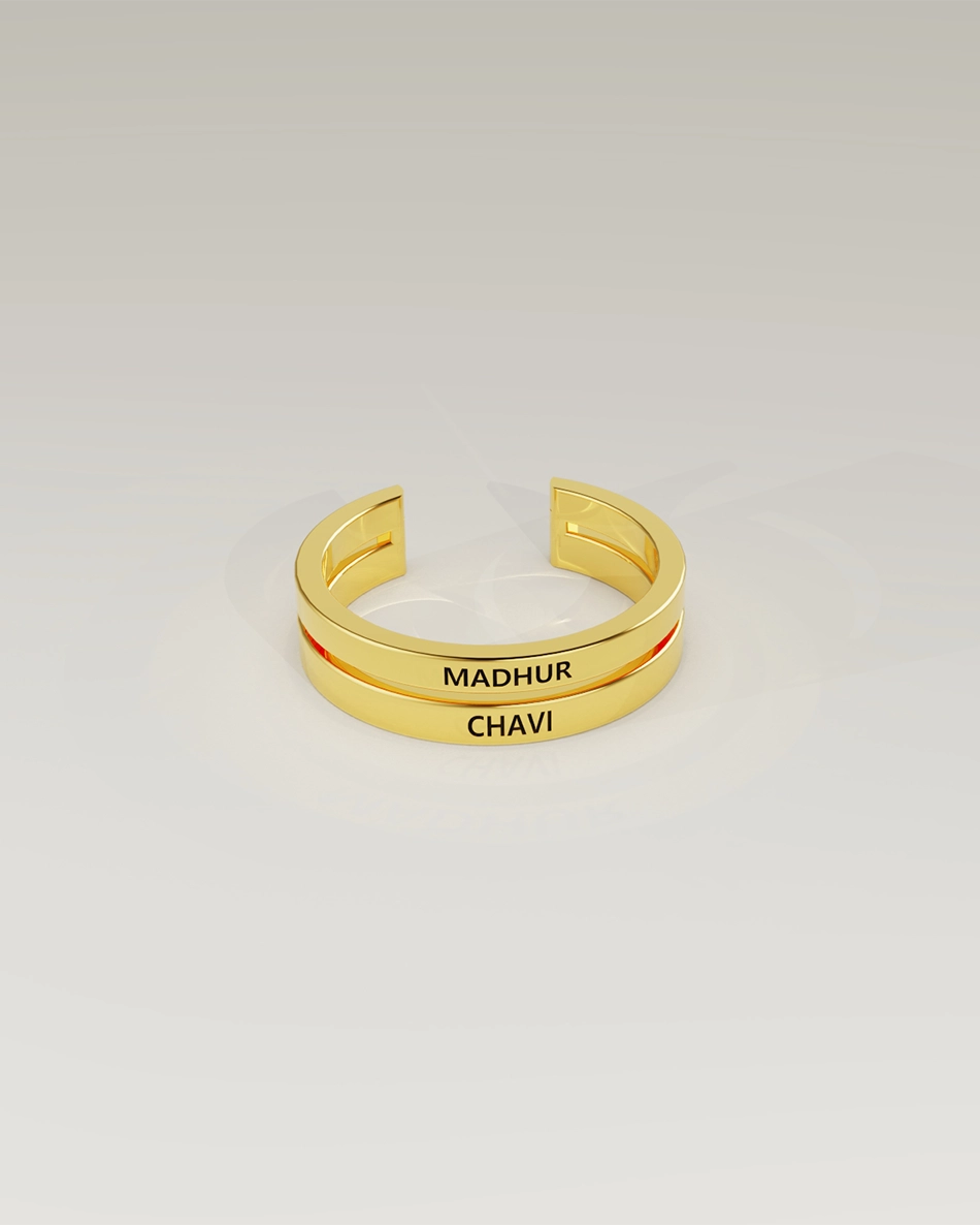 Personalised Name Engraved Rings