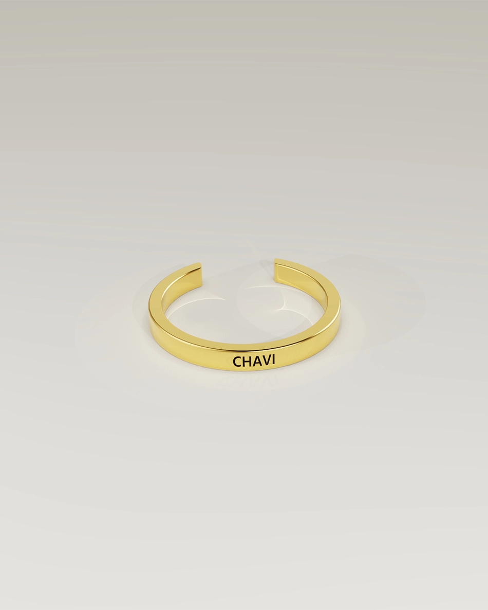 Personalised Name Engraved Rings