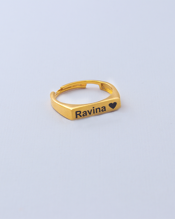 Personalized 925 Sterling Silver Engraved Unisex Signet Ring