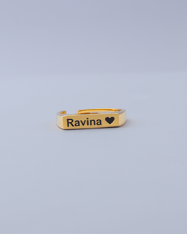 Personalized 925 Sterling Silver Engraved Unisex Signet Ring