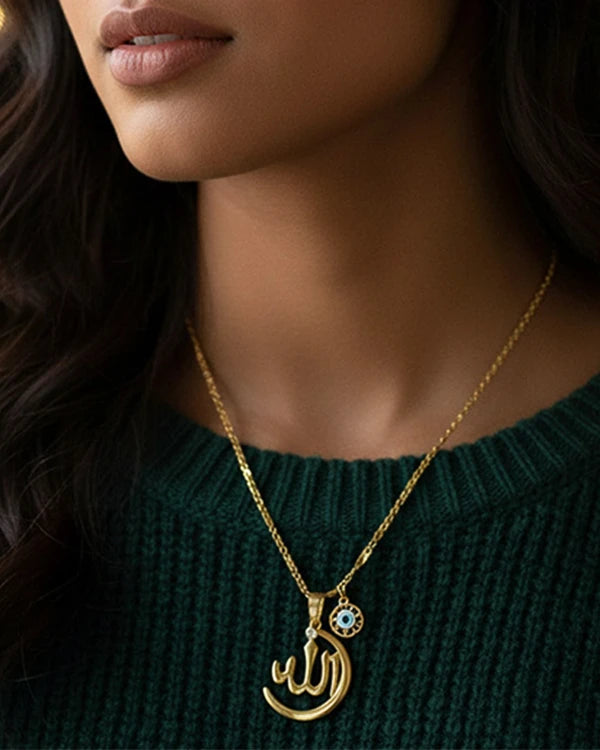 Allah Evil Eye Pendant
