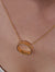 Personalised Embossed Ring Pendant